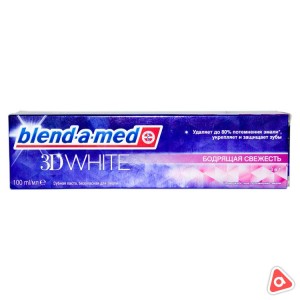 Зубная паста "Blend-a-med 3D White" Бодрящая свежесть 100 мл