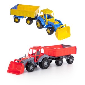 Трактор "Полесье" с прицепом №1 и ковшом /35349