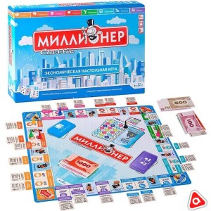 Игра настольная "Миллионер Classic" V2, картонная коробка /06789