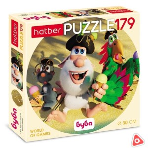 Пазлы 300 мм, А2, "Буба" 179 элементов, круглые /30785