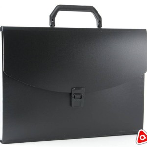 Папка портфель "DELI" с ручкой 13 отделений, 0,75 мм, ассорти /5559