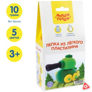 Набор для творчества из лёгкого пластилина "Мульти пульти" Танк /41898