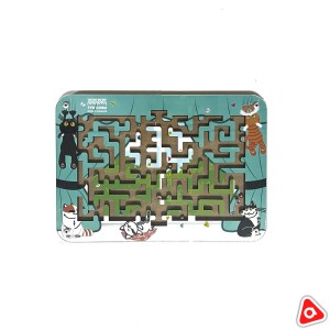 Игра Лабиринт с шариком "Галактика", "Кошкин дом"доска 200х140 мм /0170