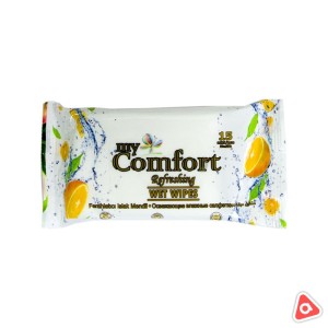 Салфетки влажные "Comfort" 15 шт/кор 36 шт