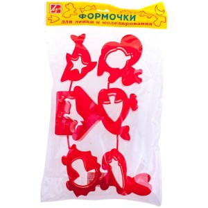 Формочки пластиковые для лепки и моделирования "Луч" /1419-08