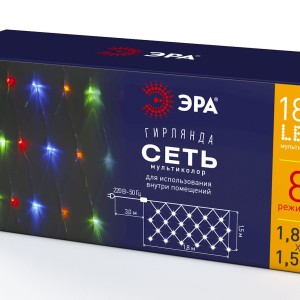 Гирлянда Эра "Сеть" 1,8 м х 1,5 м мультирежим, 220 V с трансф