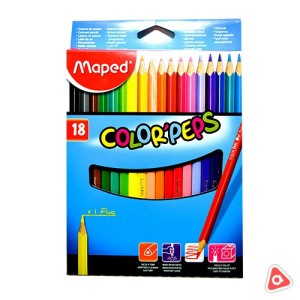 Карандаши 18 цв MAPED ориг.183218