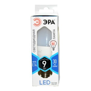 Лампочка для светильника Эра LED B35-9W-840-E14 (диодная свеча тонкий цоколь) / 6702