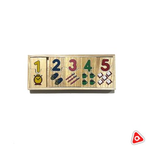 Домино детское деревянное цифры / SAN-69