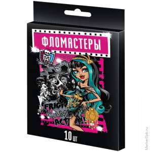 Фломастеры 10 цв "Monster High" /10556