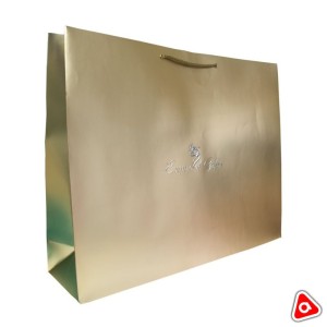 Пакет Empire с лентой 600 х 160 х 480 мм бронзовый