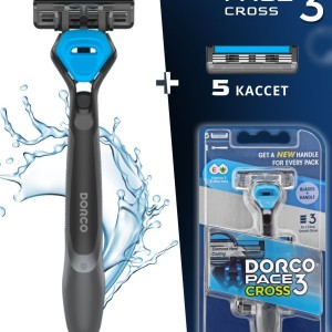 Бритва Dorco Pace Cross 3, 12 сменных кассет