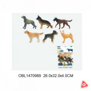 Набор животных собаки 6 шт в пакете /YX-A161-6