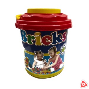 Конструктор в ведре большое 270 элементов / АРТ-037