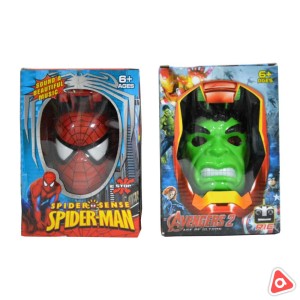 Машина перевертыш с пультом Спайдер мен,Халк