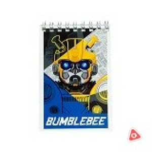 Блокнот 40 л А7 клетка на гребне серия - "Bumblebee" TR191/2