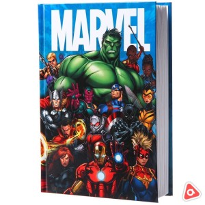 Ежедневник А5,80л. Marvel тв.обложка, глянец /9304209/9304210/9304205