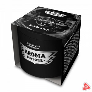 Ароматизатор гелевый "Aroma motors" BLACK STAR, 100 мл