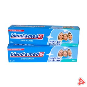 Зубная паста "Blend-a-med" Анти-кариес защита для всей семьи мята 100 мл