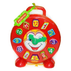 Часы детские "Клоун в сеточке" 62741"