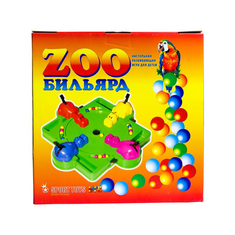 Игра настольная "Зообильярд" Hungry Frogs /024