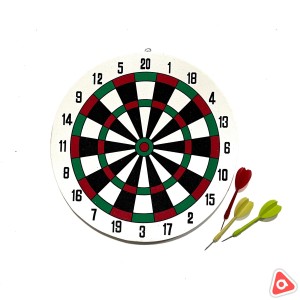 Дартс 30 см диаметр в пакете JX-120