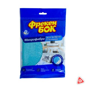 Тряпка микрофибра Фрекен Бок для мебели и техники 35*33,5см