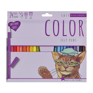 Фломастеры 24 цв BrunoVisconti FUNCOLOR / 32-0062 / 2048